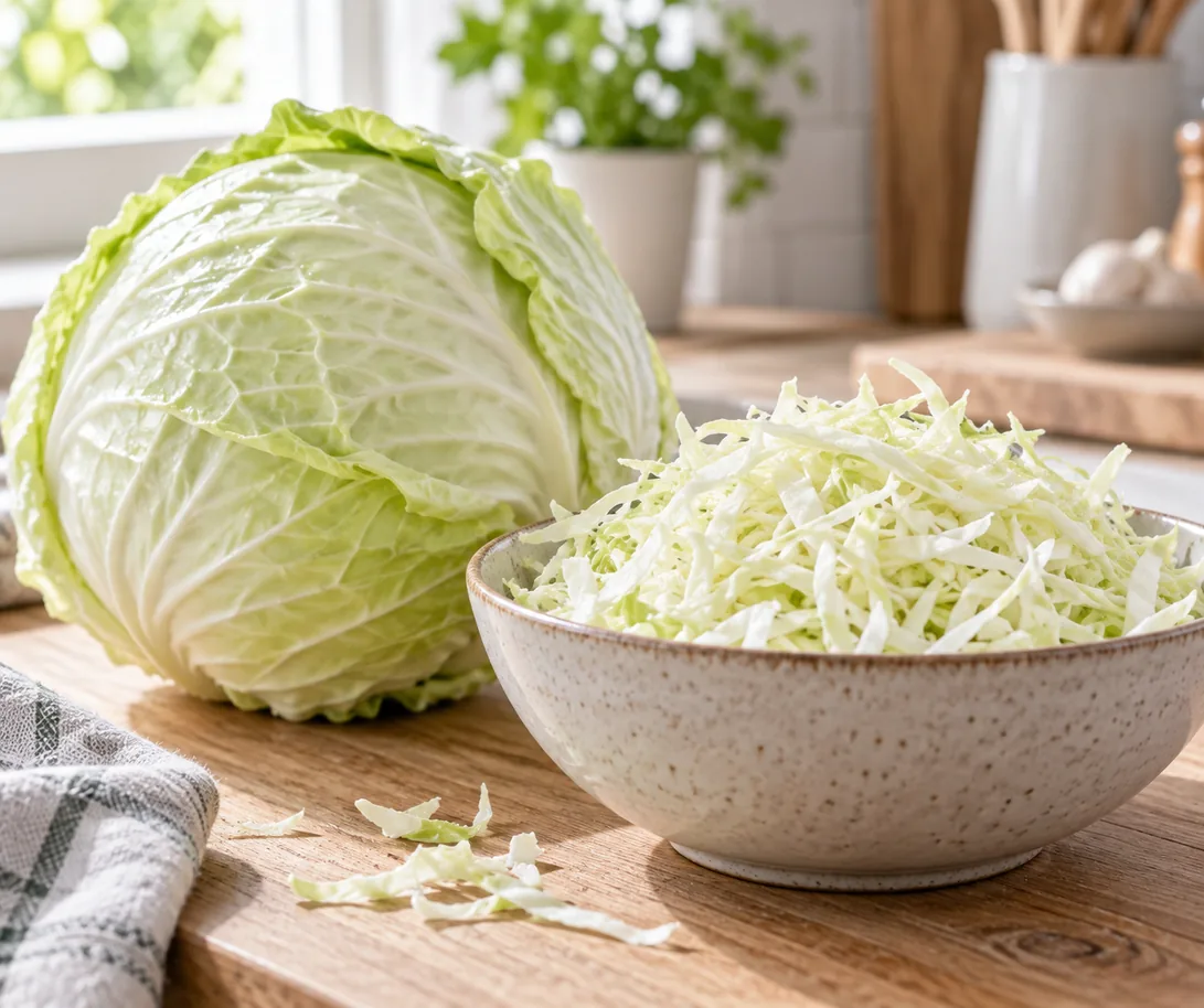 Chou blanc et chou blanc émincé